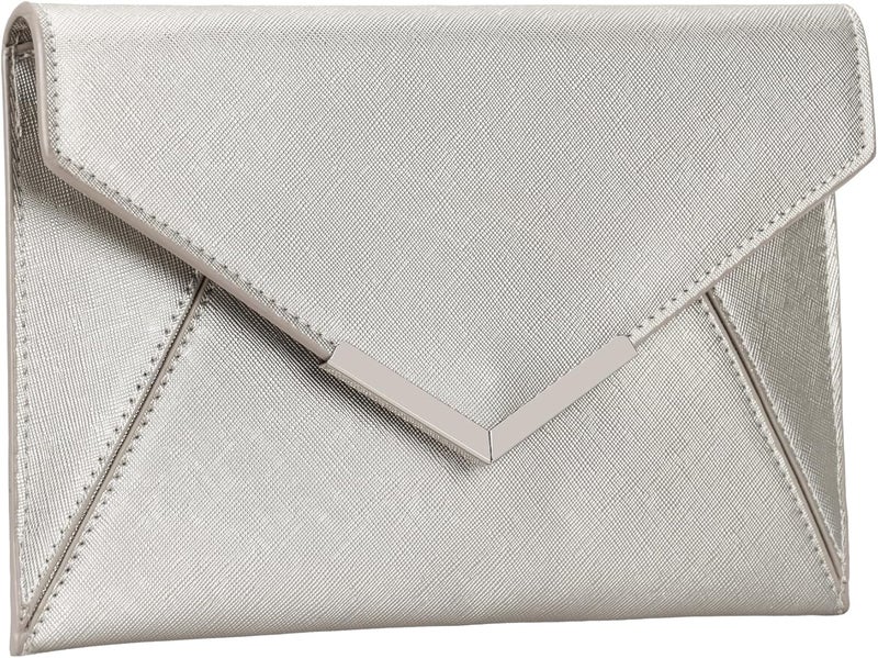 DEXMAY DM Dexmay Women Envelope Clutch Handbag Medium Saffiano Leather Foldover Clutch Purse - Image 2